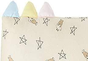 Baa Baa Sheepz Bed-Time Buddy™ Case Big Star & Sheepz White with Color & Stripe tag - Medium