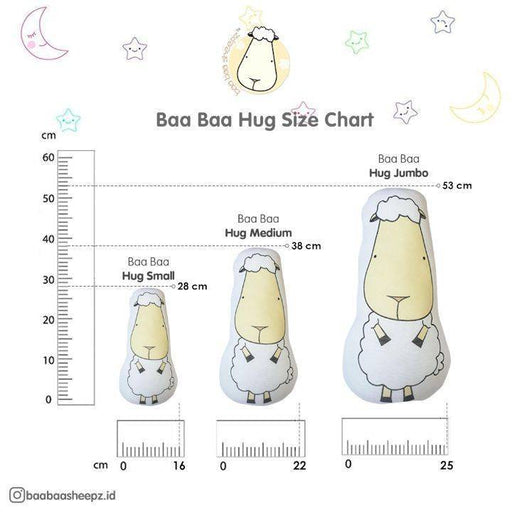 Baa Baa Sheepz® Hug Buddy - Baa Baa - Jumbo