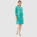 Knitted Long Sleeve Charna Broad Neck Mozzie Maternity Dress