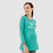 Long Sleeve Chiara Round Neck Mozzie Maternity Top Ceramic