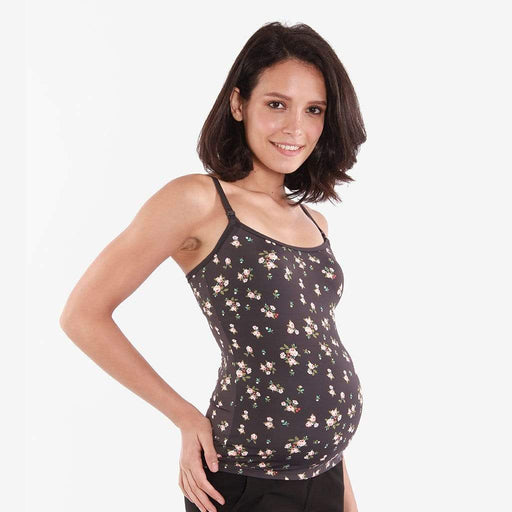 Marlie Bamboo Adjustable Straps with Flexible-Wireless Cup Nursing Bra in  Black by Bove by Spring Maternity