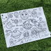 Our Button Nose Large Mat - Space explorer 40x30cm