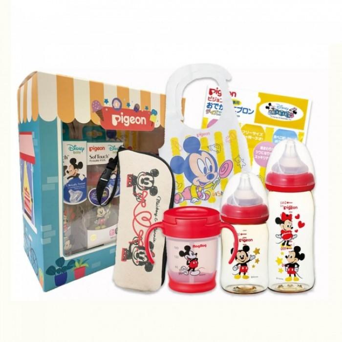 Pigeon Disney Feeding Gift Set (Mickey & Minnie)