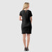 Catriona Full Lace Short Sleeve Nursing Dress Black