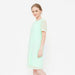 Catriona Full Lace Short Sleeve Nursing Dress Mint