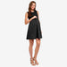 Colleen Pleated Dress Black