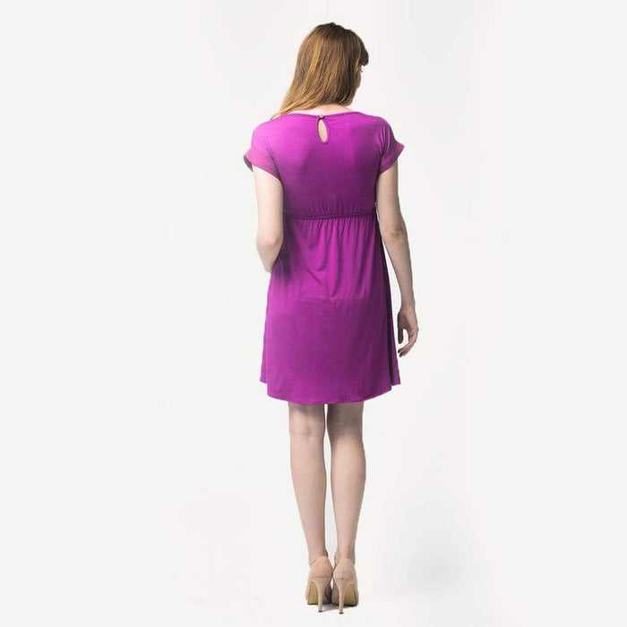 Corrine Maternity Dress Purple