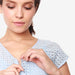 Elisa Nursing Dress Sky Blue