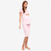 Jessie Short Sleeve Maternity and Nursing Sleepwear Heather Pink