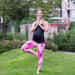 Kate Maternity Activewear Fitness Pants Pink Geo Print