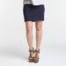 Knitted Lady Pencil Skirt Navy