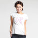 Knitted Love Print Tee Neon Pink