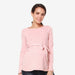Long Sleeves Brinley Pink Nursing Top