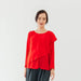 Long Sleeves Chessa Nursing Top Coral Red