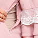 Long Sleeves Off-Shoulder Dericka Dusty Pink Maternity Dress