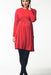 Mai High Neck Dress Red