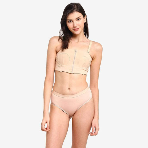 Marlie Bamboo Adjustable Straps with Flexible-Wireless Cup Nursing Bra in  Nude by Bove by Spring Maternity