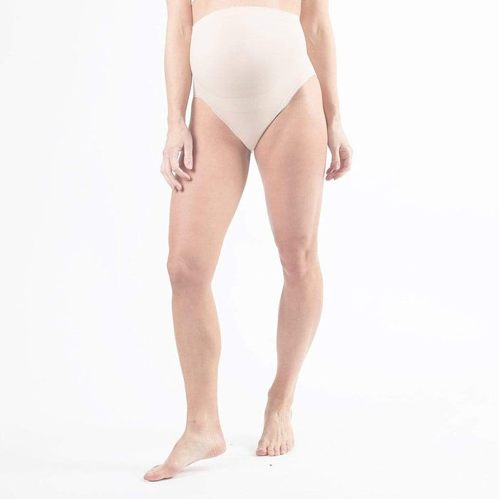 Mavis Seamless Belly Support Brief Nude