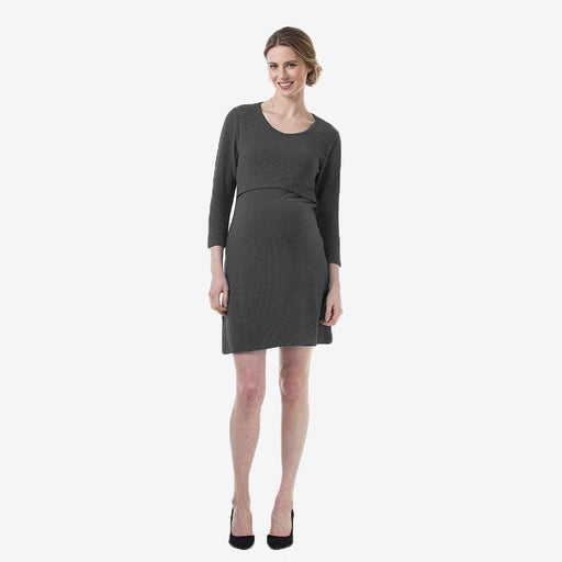 Colby Empire Maternity Dress D.Grey
