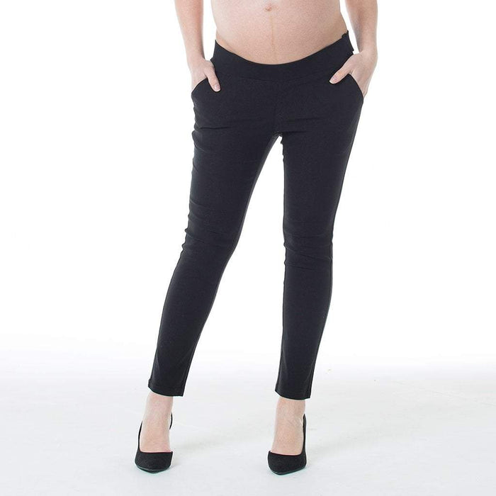 Irene Slim Skinny Super Stretch Maternity Pants Black